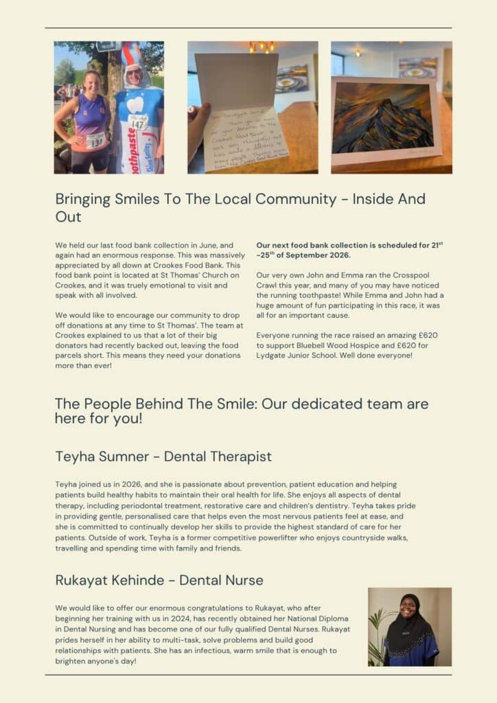 Read Our Latest Newsletter | Sandygate Dental